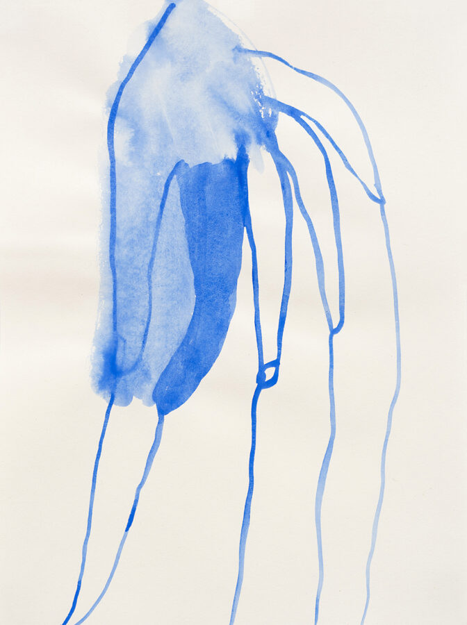 o.T., 40 x 29 cm, Aquarell auf Papier, 2020 / o.T., 40 x 29 cm, watercolour on paper, 2020